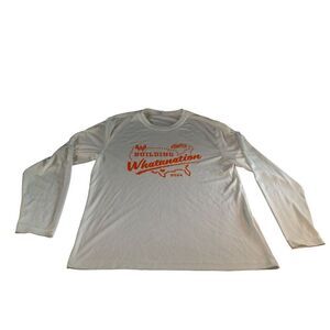 Whataburger Building Whatanation 2024 Tshirt Men Sz M Sportek White Orange Casua